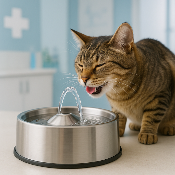 Antimicrobial Stainless Steel Water Fountain