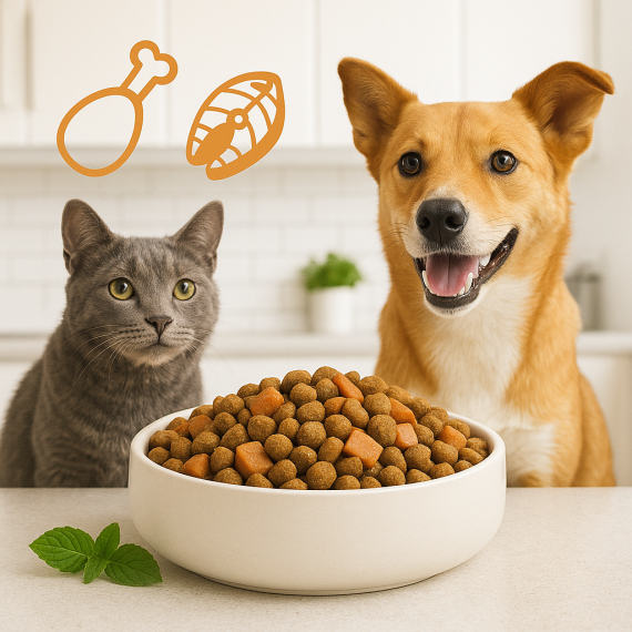 Premium Grain-Free Pet Food (Chicken & Salmon, 2kg)